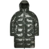 Rains, Dames, Mantels, Groen, Maat: XL Leer,