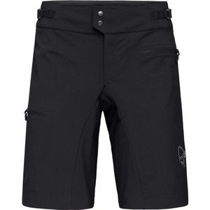 Norrona Womens Fjora Flex1 Light Shorts Fietsbroek (Dames |zwart)