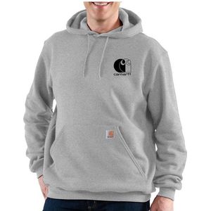 Carhartt - Signature Logo - Sweatshirt Hoodie - Grijs