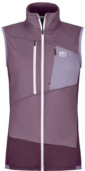 Ortovox - Fleece Grid Vest - Fleecebodywarmer - Purper