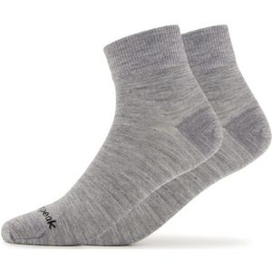 Heber Peak Merino SylvaHe Quarter 2-Pack Multifunctionele sokken (grijs)