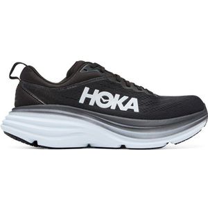 HOKA Womens Bondi 8 Wide Hardloopschoenen (Dames |grijs)