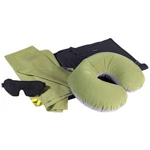 Cocoon - TravelSet - Ultralichte Reisset - CoolMax Reisdeken - Microfiber Handdoek - U-vormig Nekkussen