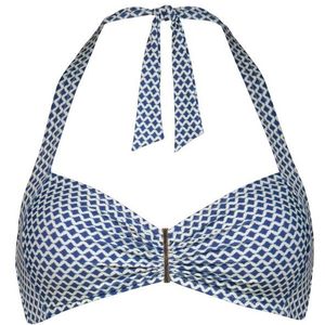 Watercult Womens Nautic Call Bikini Top 7481 Bikinitop (Dames |grijs)