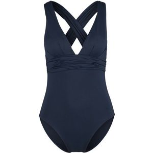 Seafolly Womens Collective Cross Back One Piece Badpak (Dames |blauw)