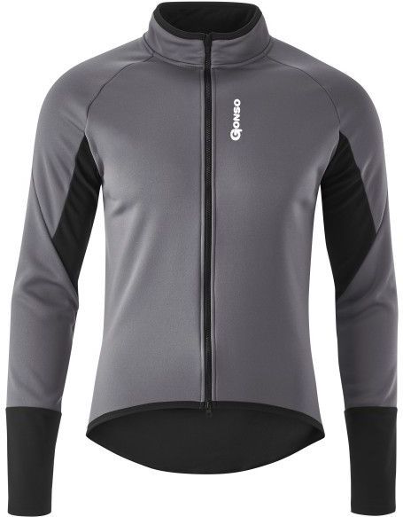 Gonso - Road Jacket - Fietsjack - Grijs - Softshell - Stretch, Winddicht