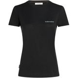 Icebreaker - Merino 150 Tech Lite S/S Teeib Wordmark - Merinoshirt - Zwart