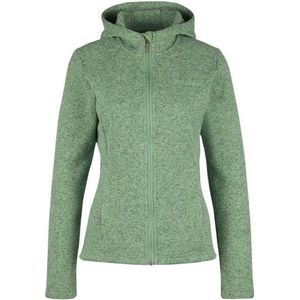 Vaude Womens Aland Hooded Jacket Fleecevest (Dames |groen)