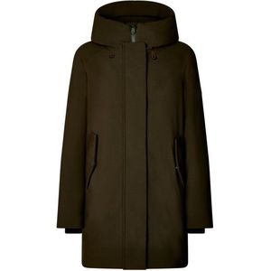 Parka met gevoerde opstaande kraag, model 'Nellie'
