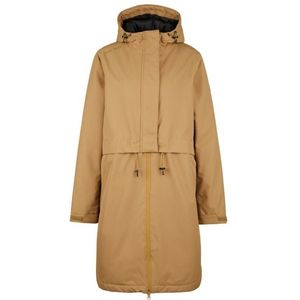 Heber Peak Womens SylvaHe Short Coat Lange jas (Dames |beige |waterdicht)