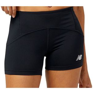 New Balance Womens Accelerate Pacer Hot Shorts Hardloopshort (Dames |zwart)