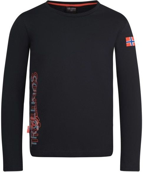 Trollkids Kids Stavanger Longsleeve XT Longsleeve (Kinderen |zwart)