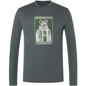 Super.natural - Bearski - T-shirt - Lange Mouwen - Ademend - Merinowol