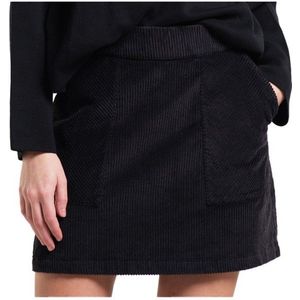 DEDICATED - Majorna - Corduroy Rok - Zwart