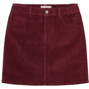 KnowledgeCotton Apparel Womens 14 Wales Corduroy Skirt Rok (Dames |rood)
