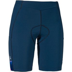 Schöffel Womens Skin Pants Solo Short 4H Fietsbroek (Dames |blauw)