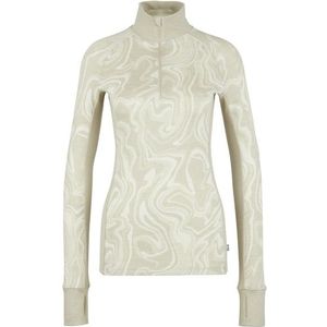 Stoic Womens Merino225 StensundSt Half Zip Merinoshirt (Dames |beige)