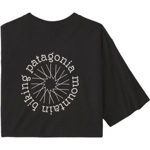 Patagonia Spoke Stencil Responsibili Tee T-shirt (Heren |zwart)