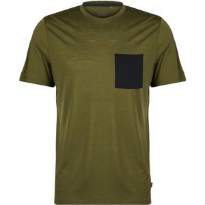 Stoic MerinoChill MMXX Göteborg Pocket Tee Merinoshirt (Heren |olijfgroen)