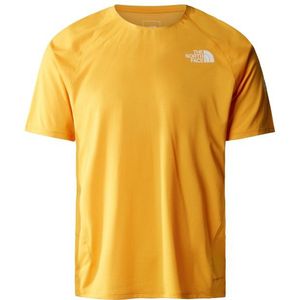 The North Face Summit High Trail Run S/S Hardloopshirt (Heren |geel/oranje)