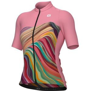 Alé Womens Rainbow S/S Jersey Fietsshirt (Dames |roze)