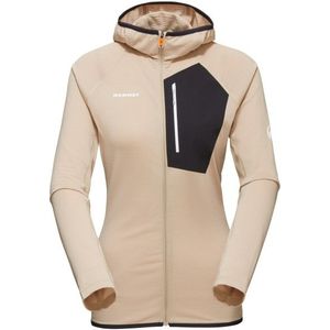 Mammut Womens Aenergy Light Midlayer Hooded Jacket Fleecevest (Dames |beige)