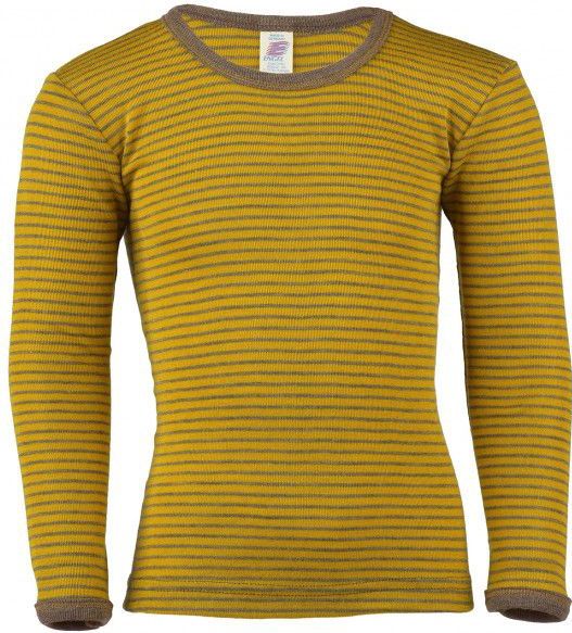 Engel - Kinder Onderhemd L/S - Geel - Merino-ondergoed