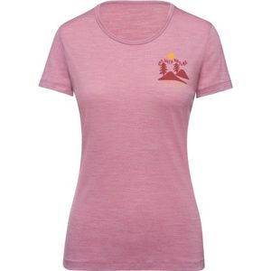Thermowave Womens Merino Cooler Trulite T-Shirt Nature Merinoshirt (Dames |roze)