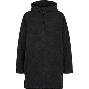 Stoic Womens MerinoPile RissnaSt Long Jacket Lange jas (Dames |zwart)