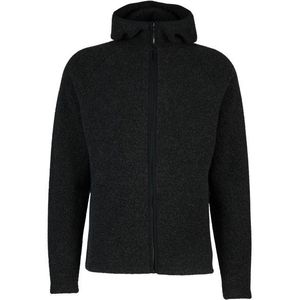 Stoic MerinoPile RissnaSt II Zip Hoody Merinohoodie (Heren |zwart)
