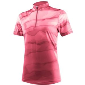 Löffler Womens Bike Shirt Half Zip Barkly Fietsshirt (Dames |roze)
