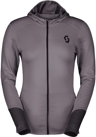 Scott - Hoody W's Defined Light - Dames Fleece - Zwart - Gerecyclede Materialen