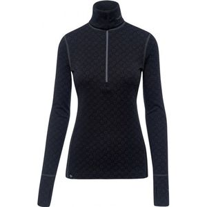 Thermowave - Merino Xtreme L/S 1/2 Zip Turtleneck - Merino-ondergoed - Blauw/Zwart