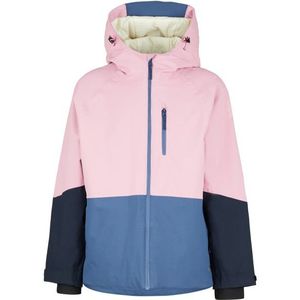 Stoic Kids MountainWool AsplidenSt II Ski Jacket Ski-jas (Kinderen |roze/blauw |waterdicht)