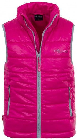 Trollkids Kids Trondheim Vest Synthetische bodywarmer (Kinderen |roze)