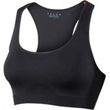 Falke Womens Bra Top Madison Low Support Sportbeha (Dames |zwart)