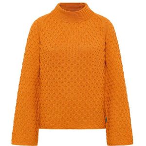 Tranquillo Womens Lockerer Strickpullover Trui (Dames |oranje)