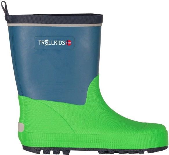 Trollkids - Lysefjord - Rubberlaarzen - Groen/Blauw - Waterdicht