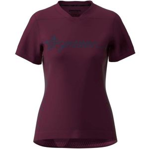 Zimtstern Womens Ecoflowz Shirt S/S Fietsshirt (Dames |purper)
