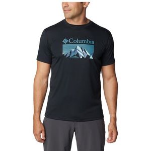 Columbia Zero Rules Graphic Shirt S/S Sportshirt (Heren |zwart)