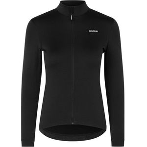 GripGrab Womens EXPLR Merinotech Thermal L/S Jersey Fietsshirt (Dames |zwart)