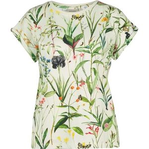 DEDICATED Womens T-Shirt Visby Flower Field T-shirt (Dames |meerkleurig)