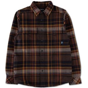 KAVU - Carrick Bend - Overhemd - Bruin/Zwart