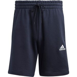 adidas Essentials French Terry 3-Stripes Shorts Short (Heren |blauw)