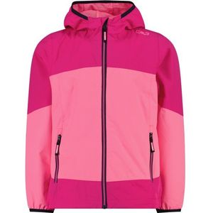 CMP Girls Jacket Fix Hood Ripstop Regenjas (Kinderen |roze |waterdicht)