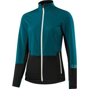 Löffler Womens Jacket Worldcup DDP Langlaufjas (Dames |blauw)