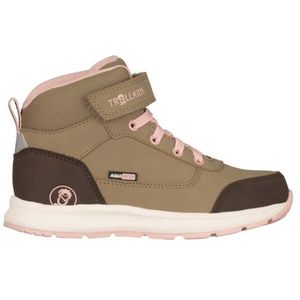 Trollkids Kids Stavanger Mid Cut XT Vrijetijdsschoenen (Kinderen |bruin/pink |waterdicht)