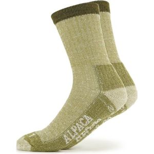 Alpacasocks&Co - Merino Hiking - Wandelsokken - Olijfgroen - 2-Pack