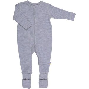 Joha Kids 581 Nightsuit 2-In-1 Foot Basic Overall (Kinderen |purper/grijs)