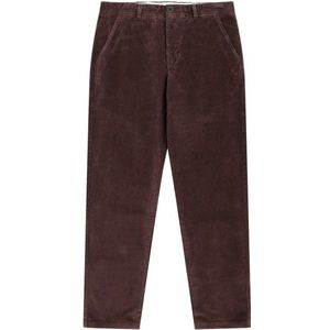 KnowledgeCotton Apparel 14 Wales Chuck Corduroy Chino Vrijetijdsbroek (Heren |bruin)